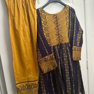 Shalwar Kameez Indian Pakistani Suit 11-13yr Girl (NEW)